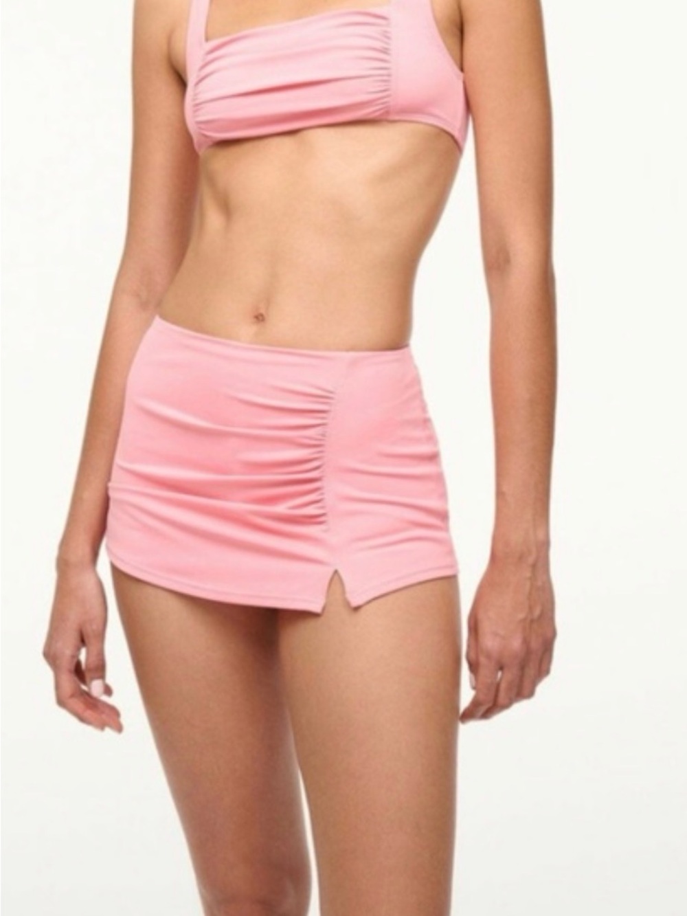 Staud pink Orrin Bikini Bottom